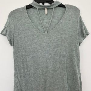 Cut out t-shirt - fun neckline!!